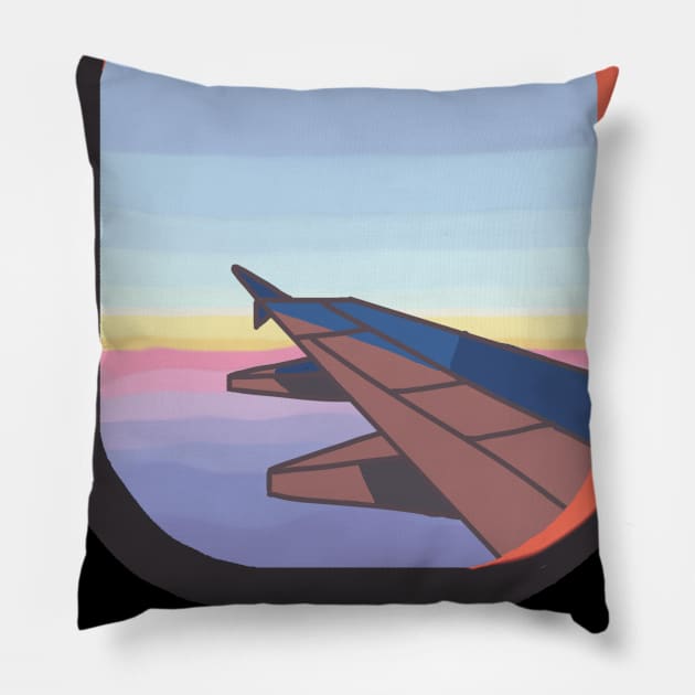 Fernweh Pillow by CuteShirtDesigns