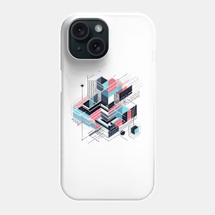 Abstract BluPin Phone Case