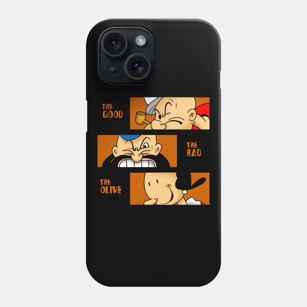 Funny Retro Vintage Western Cartoon Old West Movie Parody Phone Case by BoggsNicolas