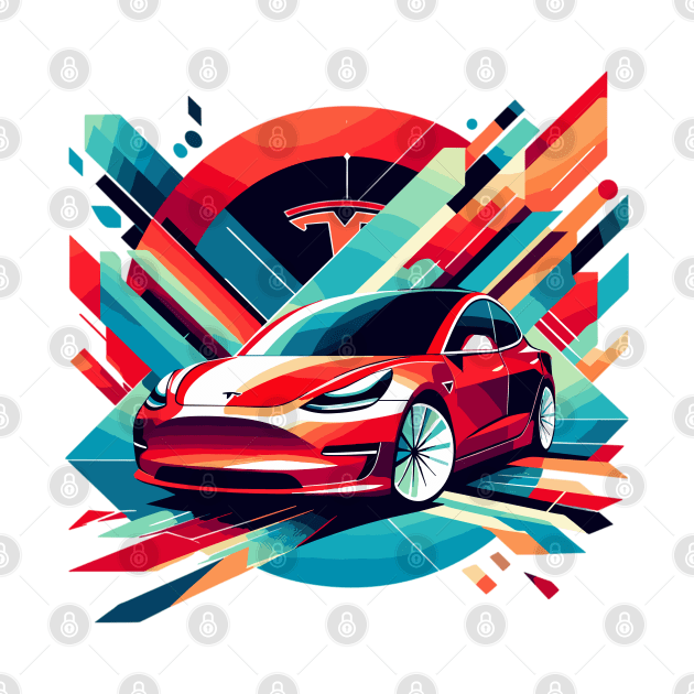 Tesla Model 3 by Vehicles-Art