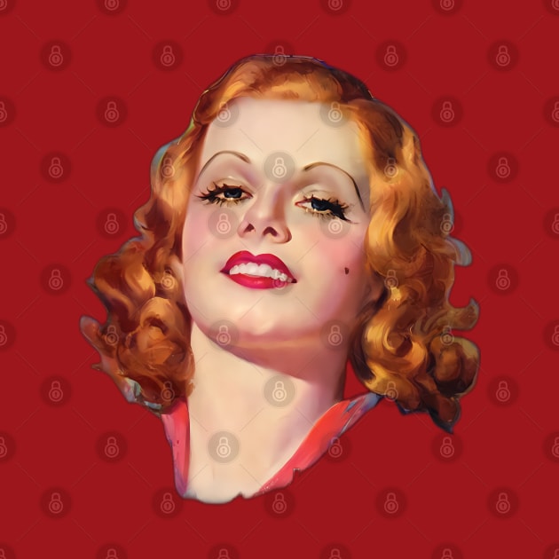 Jean Harlow - Red Head by wildzerouk