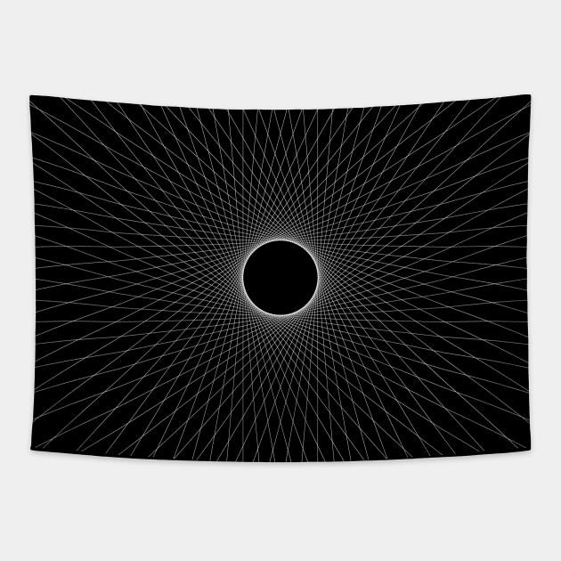 Black Hole Tapestry by StephenWillisArt