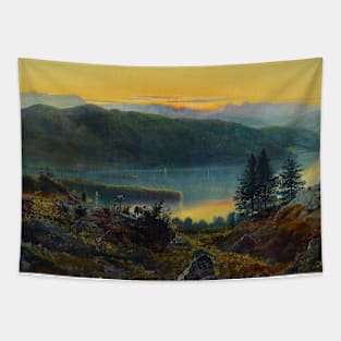 Windermere by John Atkinson Grimshaw Tapestry