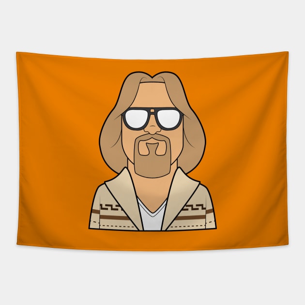 THE DUDE Tapestry by SpagoArt