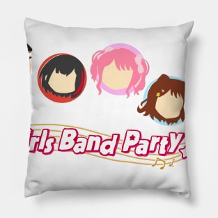 Girls Band Party Pillow