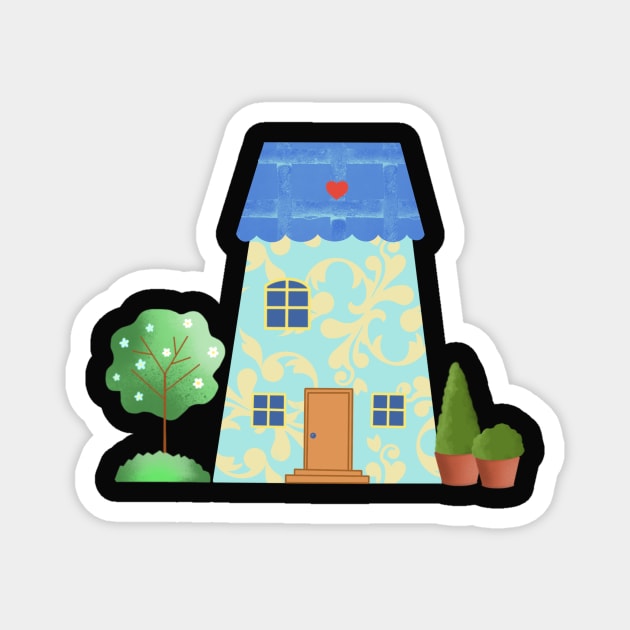 House Magnet by EL_ART