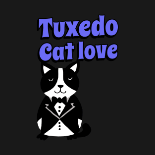 Tuxedo cat love T-Shirt