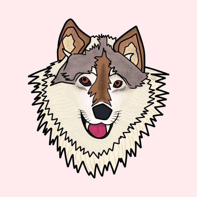 Smiley wolf by onategraphics