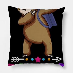 Sloth Team Preschool Squad Teacher Back To School Pillow