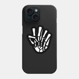 Skeleton Hand Fist Hand Sign Phone Case