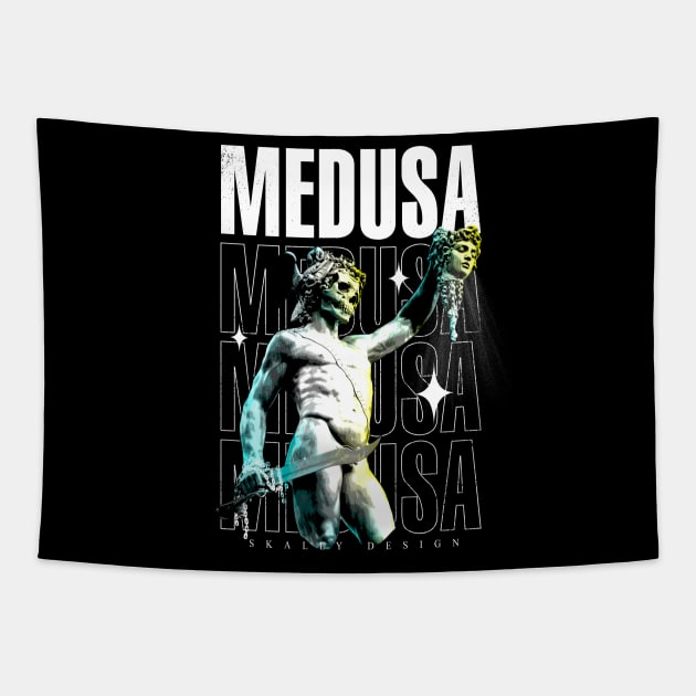 Medusa SKKLY Tapestry by skally