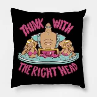 Think With The Right Head Pillow