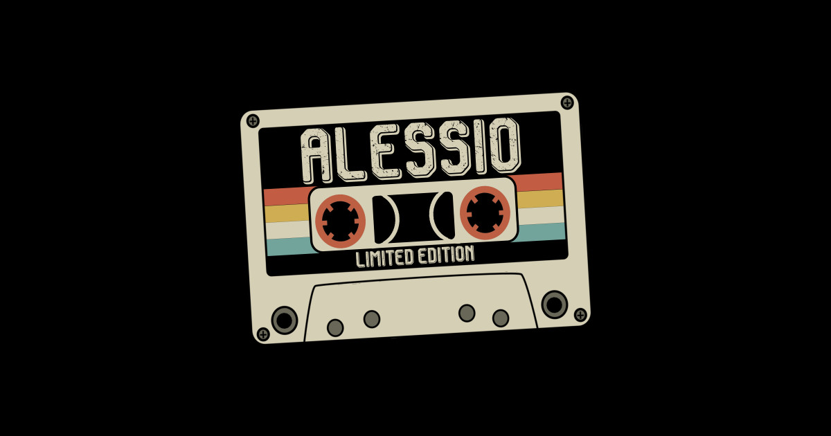 Alessio Name Limited Edition Vintage Style Alessio TShirt TeePublic