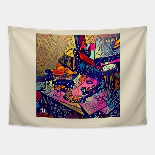 Abstract Section 80 Tapestry by stilldan97