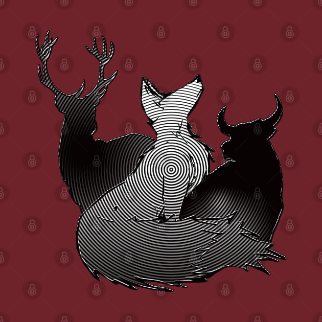 Mesmerizing Stag, Vixen, and Bull design by Vixen Games