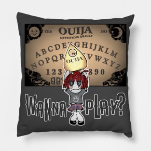 Ouija Board Wanna Play Pillow