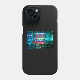 Cyberpunk vibes in Akihabara Phone Case