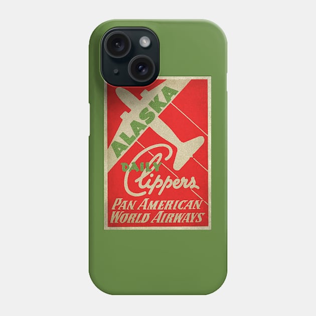 Alaska Clipper Phone Case by Midcenturydave