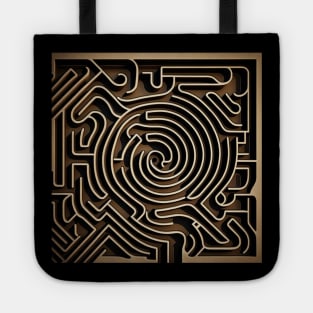 "The Dark and Twisty Labyrinth" Tote