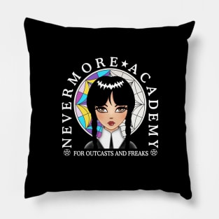 Nevermore Academy Wednesday Pillow