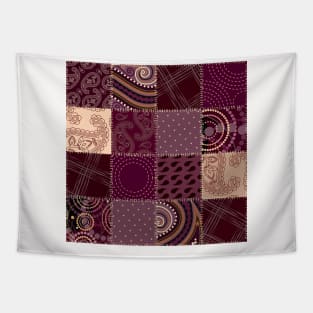 Patchwork Quilt Neck Gator Paisley Patchwork Tapestry