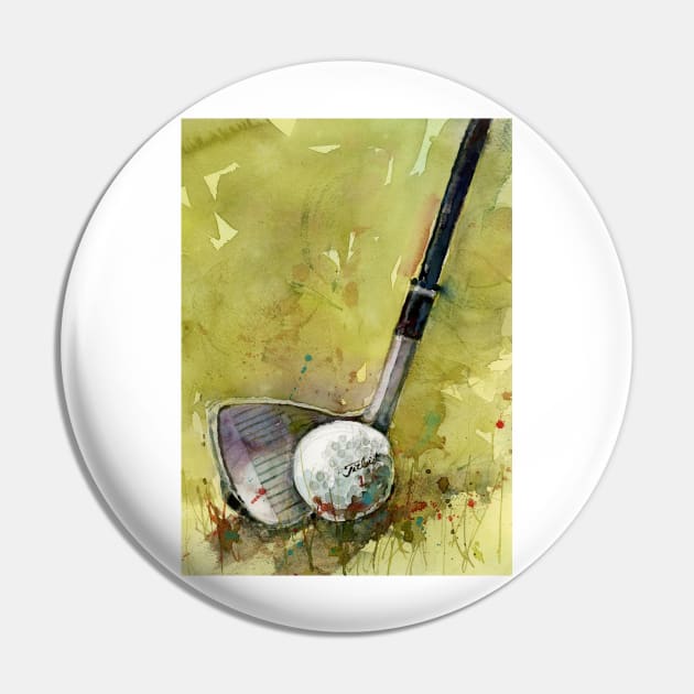 Golf and Putt Pin by dfrdesign