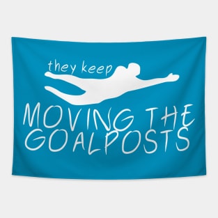 Moving the Goalposts Tapestry