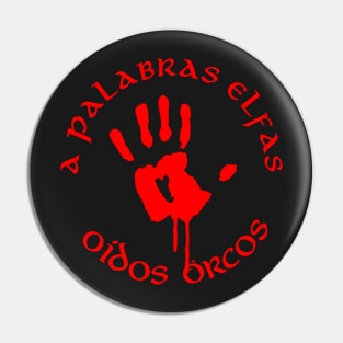 Oídos Orcos red Pin