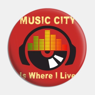 Music City Pin