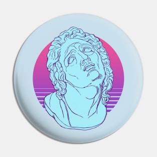 vaporwave statue Pin