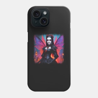 Lady In Black Phone Case