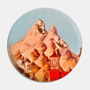 Three Faces Mountain Pin