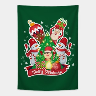 Merry Christmas Tapestry