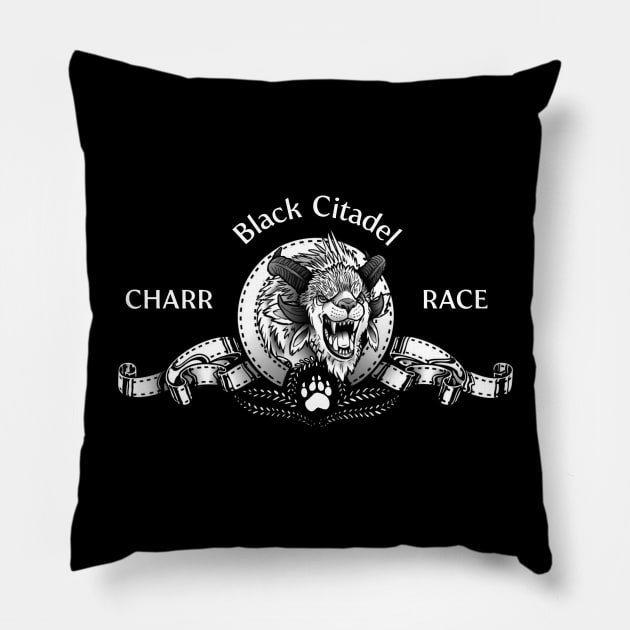 Charr GW2 Black Citadel Pillow by warningpoodle