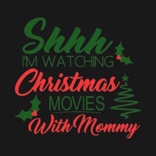 Christmas Movies with Mommy Baby Onesie T-Shirt