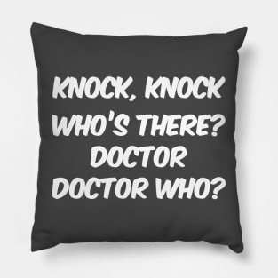 Knock Knock Joke Pillow