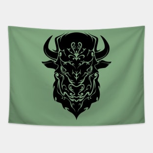 Tribal Bison Tapestry