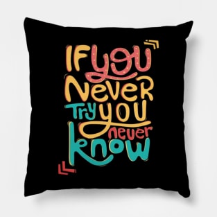 Positive Mindset-Self Improvement Pillow