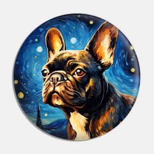 French Bulldog Night Pin