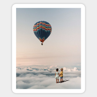 Hot Air Balloon Stickers | TeePublic