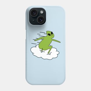 ALIEN SURFING IN A CLOUD Phone Case