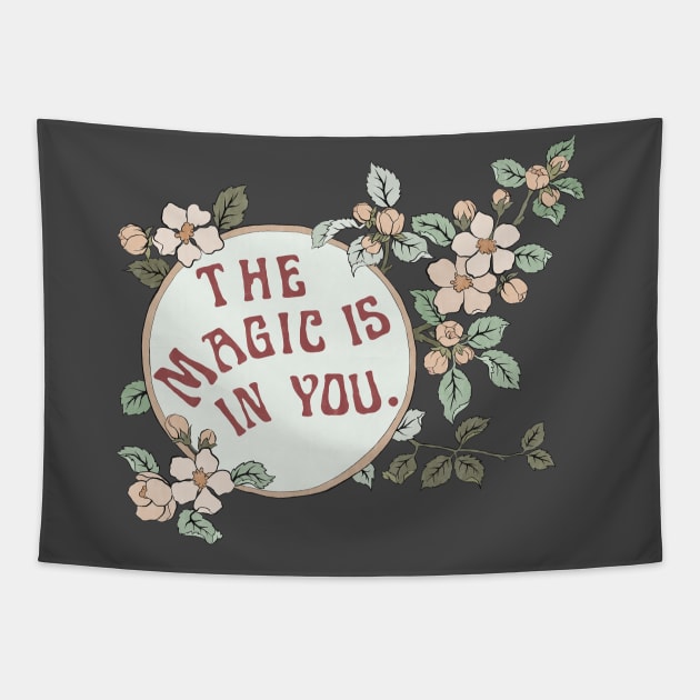 The Magic Is In You Magical Girls Tapestry TeePublic