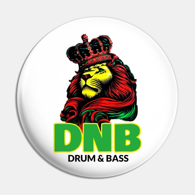 DNB - Lion King Crown (green) Pin by DISCOTHREADZ 