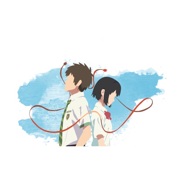 Your Name Minimalist (Taki and Mitsuha) by DanMcG2018