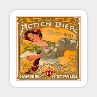 A SLICE IN TIME Actien-Bier Beer Hamburg Magnet