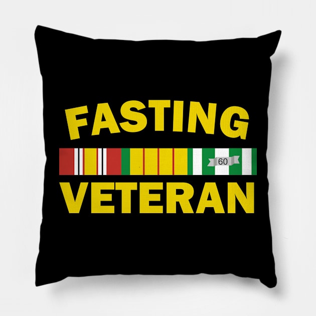 Fasting Veteran Pillow by CalledandChosenApparel