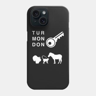 Turkey Monkey Donkey - Key Animals Phone Case