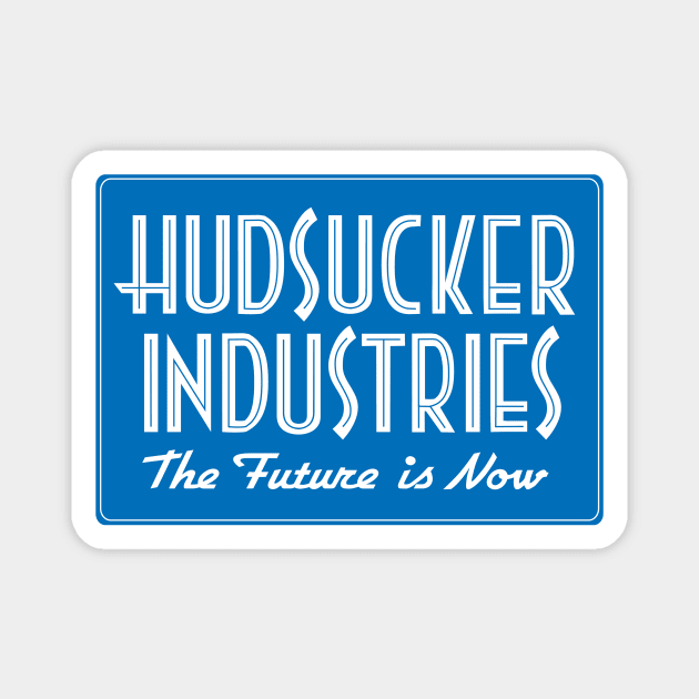 Hudsucker Corporate Logo Magnet by David Herman Studio