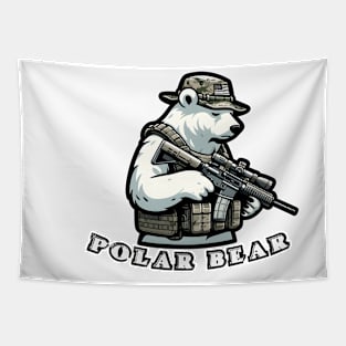 Tactical Polar Bear Tapestry