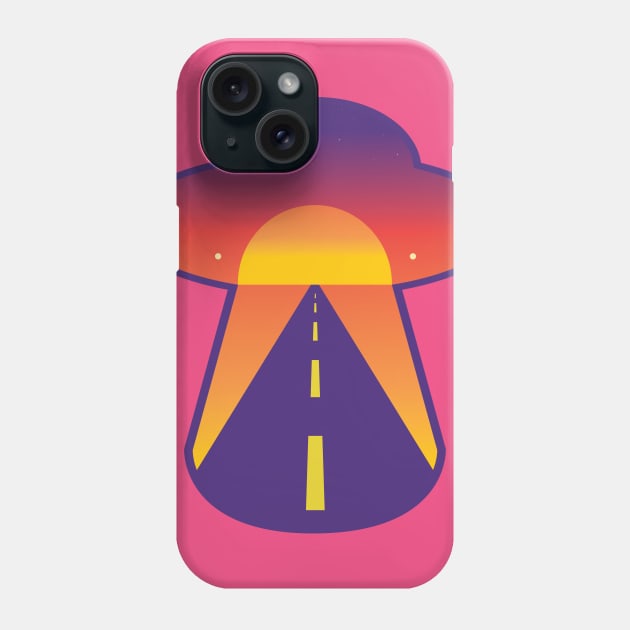 UFO Highway Phone Case by MysteriouslyBizarre